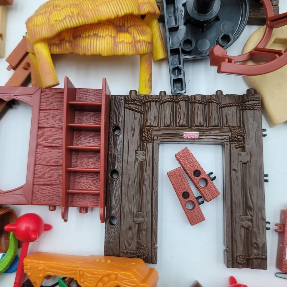 Fisher Price‎ Imaginext Pirate Raider Ship & Buccaneer Bay Playset Lot Kids Toy